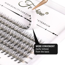 Fenshine Cluster Lashes Individual Lashes Wide Stem 0.07D 10D/20D Curl Mix 9-14mm Length DIY Eyelash Extension Individual Soft False Lashes for Personal Use at Home Fenshine Cluster Lashes Individual Lashes Wide Stem 0.07D 10D/20D Curl Mix 9-14mm Length DIY Eyelash Extension Individual Soft False Lashes for Personal Use at Home