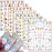 Cartoon Nail Art Stickers, Cute Animal 3D Self-Adhesive Decals Design, Unicorn Bear Dog Cat Flowers Chicken Rabbit Heart Baby Nail Decoration for Women Girls Manicure Charms Acrylic Supplies(8 Sheets)