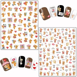 Cartoon Nail Art Stickers, Cute Animal 3D Self-Adhesive Decals Design, Unicorn Bear Dog Cat Flowers Chicken Rabbit Heart Baby Nail Decoration for Women Girls Manicure Charms Acrylic Supplies(8 Sheets) Cartoon Nail Art Stickers, Cute Animal 3D Self-Adhesive Decals Design, Unicorn Bear Dog Cat Flowers Chicken Rabbit Heart Baby Nail Decoration for Women Girls Manicure Charms Acrylic Supplies(8 Sheets)