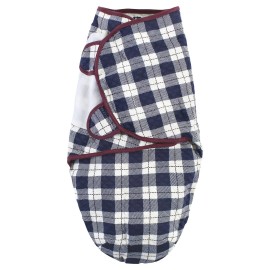 Hudson Baby Unisex Baby Quilted Cotton Swaddle Wrap 3pk, Football, 0-3 Months