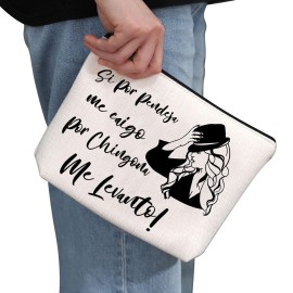 G2TUP Music Lover Makeup Bag Cosmetic Bag with Zipper Latina AF Gift for Fans