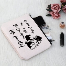 G2TUP Music Lover Makeup Bag Cosmetic Bag with Zipper Latina AF Gift for Fans