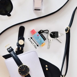 6 Pack Compact Clip-On Lipstick Holder Premium Release Clip Neoprene Sleeve Lip Balm with Clip Fits Most Standard Lip Balm, Large 6 Pack Compact Clip-On Lipstick Holder Premium Release Clip Neoprene Sleeve Lip Balm with Clip Fits Most Standard Lip Balm, Large