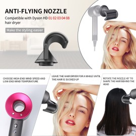 Anti-Flight Flyaway Attachment Nozzle for Dyson Supersonic Hairdryer HD01 HD02 HD03 HD04 HD08 Hair Dryer Anti-Flight Flyaway Attachment Nozzle for Dyson Supersonic Hairdryer HD01 HD02 HD03 HD04 HD08 Hair Dryer