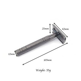 Metal Safety Razor for Men & Women, Double Edge DE Razor, One Single Blade Razor, Eco Friendly Razor for Body & Face, Zero Waste and Plastic Free Reusable Razor with 10 Blades Metal Safety Razor for Men & Women, Double Edge DE Razor, One Single Blade Razor, Eco Friendly Razor for Body & Face, Zero Waste and Plastic Free Reusable Razor with 10 Blades