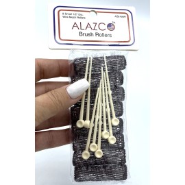 16 pc Vintage Style Hair Roller Mini Small Brush Rollers Mesh Curlers Bristles 2x 1/2 Flexible Locking Pins Small Curls Short Hair 16 pc Vintage Style Hair Roller Mini Small Brush Rollers Mesh Curlers Bristles 2x 1/2 Flexible Locking Pins Small Curls Short Hair