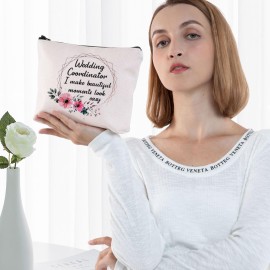 G2TUP Wedding Coordinator Gift Wedding Party Accessory Pouch I Make Beautiful Moments Thank You Planner (Wedding Coordinator Zip Bag)