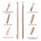 Cuticle Trimmer with Cuticle Pusher and Cutter,YINYIN Cuticle Remover Cutter Nipper Clippers Durable Pedicure Manicure Tools for Fingernails and Toenails(D501-RoseGold)