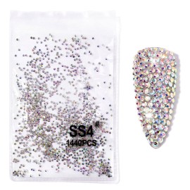 2880Pcs SS4 1.5mm Crystals AB Nail Rhinestones Round Flatback Nail Art Glass Gems Beads Stones for Nails Decoration Jewels Accessories Crafts Eye Makeup Clothes Shoes (2880Pcs SS4) 2880Pcs SS4 1.5mm Crystals AB Nail Rhinestones Round Flatback Nail Art Glass Gems Beads Stones for Nails Decoration Jewels Accessories Crafts Eye Makeup Clothes Shoes (2880Pcs SS4)