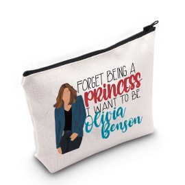 TOBGBE Funny Law Detective Team TV Show Merchandise Special Victims Unit Cosmetic Bag Detective Olivia Benson Gifts Detective Lover Gift (Olivia Benson)