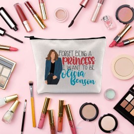 TOBGBE Funny Law Detective Team TV Show Merchandise Special Victims Unit Cosmetic Bag Detective Olivia Benson Gifts Detective Lover Gift (Olivia Benson)