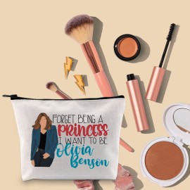 TOBGBE Funny Law Detective Team TV Show Merchandise Special Victims Unit Cosmetic Bag Detective Olivia Benson Gifts Detective Lover Gift (Olivia Benson)