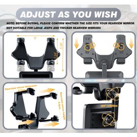 Baby Mirror for Car, ATOROBROS Baby Car Camera for Rear-Facing Seat with 4.3\'\' HD Display, Upgrade 360 Rearview Mirror Display Bracket, Easy and Safe to See Baby while Driving