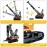Hitish Remote Control Tower Crane Die Cast Truck Hoist Dragline 1:14 Scale 2.4GHz Remote Control Engineering Lift Model Truck Crawler Loader Excavator Bulldozer Construction Toy for Boys & Girls