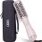 DAN Technology Hair Dryer, Negative Ion 3 in 1 Paddle Brush Dryer & Styler, Pink, 600W, for Damaged Hair, with 2 Speeds, 3 Heating Settings, Nylon Material, ALCI Safety Plug, [IN] Hair Care or Beauty