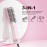 DAN Technology Hair Dryer, Negative Ion 3 in 1 Paddle Brush Dryer & Styler, Pink, 600W, for Damaged Hair, with 2 Speeds, 3 Heating Settings, Nylon Material, ALCI Safety Plug, [IN] Hair Care or Beauty