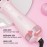 DAN Technology Hair Dryer, Negative Ion 3 in 1 Paddle Brush Dryer & Styler, Pink, 600W, for Damaged Hair, with 2 Speeds, 3 Heating Settings, Nylon Material, ALCI Safety Plug, [IN] Hair Care or Beauty