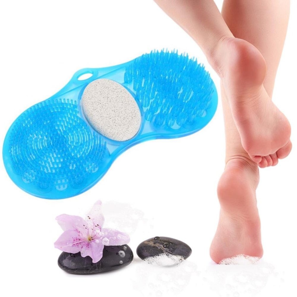 Foot Shower Scrubber, Foot Scrub Acupressure Massager Foot Massage Pumice Scrub Exfoliating Cleaner Foot Exfoliating Foot Cleaner Foot Shower Scrubber, Foot Scrub Acupressure Massager Foot Massage Pumice Scrub Exfoliating Cleaner Foot Exfoliating Foot Cleaner