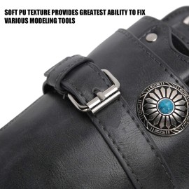 Barber Pocket Pouch, Small PU Pocket Hairdressing Tool with Adjustable Belt Multiple Pockets Professional Practical Waist Pouch for Barber Black Barber Pocket Pouch, Small PU Pocket Hairdressing Tool with Adjustable Belt Multiple Pockets Professional Practical Waist Pouch for Barber Black