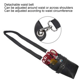 Barber Pocket Pouch, Small PU Pocket Hairdressing Tool with Adjustable Belt Multiple Pockets Professional Practical Waist Pouch for Barber Black Barber Pocket Pouch, Small PU Pocket Hairdressing Tool with Adjustable Belt Multiple Pockets Professional Practical Waist Pouch for Barber Black