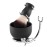 Aethland Shaving Brush Set with Black Solid Wood Handle, Shaving Kit for Men Includes Shaving Brush, Dia 3.1 inches Stainless Steel Shaving Bowl & Shaving Stand Wet Shaving Gifts for Men