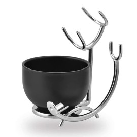 Aethland Shaving Brush Set with Black Solid Wood Handle, Shaving Kit for Men Includes Shaving Brush, Dia 3.1 inches Stainless Steel Shaving Bowl & Shaving Stand Wet Shaving Gifts for Men Aethland Shaving Brush Set with Black Solid Wood Handle, Shaving Kit for Men Includes Shaving Brush, Dia 3.1 inches Stainless Steel Shaving Bowl & Shaving Stand Wet Shaving Gifts for Men