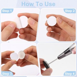 100pcs Foot File Sandpaper Disc with 1 Metal Shaft Replaceable Sanding Pads for Electric Foot Rasp Files Callus Cuticle Hard Dead Skin Removal Pedicure Tools,HJ-NF037 (180 Grit)