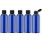 LISAPACK 3.4Oz Travel Bottles with Flip Cap (5 Pcs) Empty Dispenser Container for Travel Size Cosmetics (100ml, Blue)