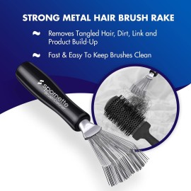 Spornette Hair Brush Cleaner Rake Tool