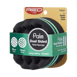 Red by Kiss Dual Sided Twist Sponge Hair Brush (Palm Dual Sided)