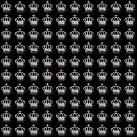 JERCLITY 100 Pieces 3D Silver Alloy Crown Nail Charms Studs Crown Diamonds Nail Art Nail Jewels Set Crown Nail Studs Clear Crystals Manicure Jewelry for Women Girls (0.35inchx0.39inch)