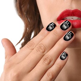 JERCLITY 100 Pieces 3D Silver Alloy Crown Nail Charms Studs Crown Diamonds Nail Art Nail Jewels Set Crown Nail Studs Clear Crystals Manicure Jewelry for Women Girls (0.35inchx0.39inch) JERCLITY 100 Pieces 3D Silver Alloy Crown Nail Charms Studs Crown Diamonds Nail Art Nail Jewels Set Crown Nail Studs Clear Crystals Manicure Jewelry for Women Girls (0.35inchx0.39inch)