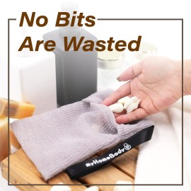 myHomeBody Soap Pocket Exfoliating Pouch, Body Scrubber Sponge, Exfoliator for Bath, Shower or Leftover Bits Saver, White Smoke, 2 Pack + 2 Lift Pads myHomeBody Soap Pocket Exfoliating Pouch, Body Scrubber Sponge, Exfoliator for Bath, Shower or Leftover Bits Saver, White Smoke, 2 Pack + 2 Lift Pads