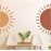 Half Sun Wall Decal Large Wall Decal Sunshine Wall Stickers Baby Room Wall Art Decals Sun Decals for Walls Sunrise Sticker Peel and Stick Headboard Wall Decals for Nursery Kids Bedroom Playroom Decor