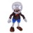 JHESAO 12 PVZ Plush Zombies Brown Coat Toys Soft Doll Gray