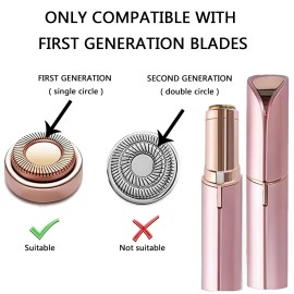 LinMei Replacement Head Compatible for GEN 1 Finishing Touch Flawless Women\'s Painless Hair Remover with Cleaning Brushes