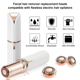 LinMei Replacement Head Compatible for GEN 1 Finishing Touch Flawless Women\'s Painless Hair Remover with Cleaning Brushes