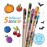 Halloween Smencils Cylinder - HB 2 Scented Smelly Pencils, 50 Count - Gifts for Kids, Party Favors, Classroom Rewards