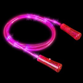The Dreidel Company Light-Up Jump Rope for Kids, Indoor & Outdoor Skipping Activity, Party Favor, 93 Inches