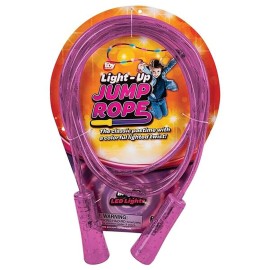 The Dreidel Company Light-Up Jump Rope for Kids, Indoor & Outdoor Skipping Activity, Party Favor, 93 Inches
