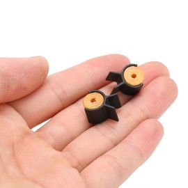 Andrew Handlebar Mustache Training Wheel, 1 Pair Wood Silica Gel Handlebar Mustache Training Wheels, Training Wheel For Mustache Training Wheels