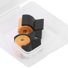 Andrew Handlebar Mustache Training Wheel, 1 Pair Wood Silica Gel Handlebar Mustache Training Wheels, Training Wheel For Mustache Training Wheels