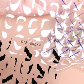 French Nail Art Stickers 3D Self-Adhesive Nail Decals Design, Colorful Wavy Line Heart Nail Decoration Holographic Elegant Chains Nail Sticker, Women Girls Manicure Tips Supplies Nail Decal(14 Sheets) French Nail Art Stickers 3D Self-Adhesive Nail Decals Design, Colorful Wavy Line Heart Nail Decoration Holographic Elegant Chains Nail Sticker, Women Girls Manicure Tips Supplies Nail Decal(14 Sheets)