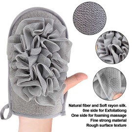 2 Packs Bath Sponge,Sponge Loofah Body Scrubber,Shower Pouf Cleaning Loofah Sponge,Shower Use Sponge for Body Wash Bathroom Men Women