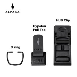 ALPAKA HUB Keychain: Key Organizer with Quick Release System - EDC Tactical Keychain Clip for Belt Backpack & MOLLE - Minimalist Key Holder with Fidlock Magnets - Ideal for Daily Use & Travel