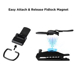 ALPAKA HUB Keychain: Key Organizer with Quick Release System - EDC Tactical Keychain Clip for Belt Backpack & MOLLE - Minimalist Key Holder with Fidlock Magnets - Ideal for Daily Use & Travel