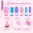 Syhood 56 Pcs Foam Sponge Hair Rollers 6 Sizes Soft Sleeping Curlers Flexible Sponge Curler Tool Rat Tail Comb for Long Short Hair Styling(Warm Color)