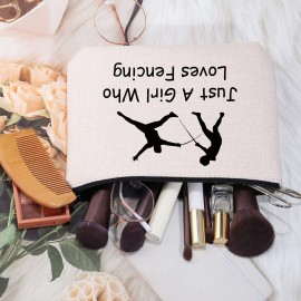 MEIKIUP Fencing Sport Lover Gift Fencing Coach Makeup Bag Who Loves Fencing Travel Zipper Cosmetic Bag (Loves Fencing bag) MEIKIUP Fencing Sport Lover Gift Fencing Coach Makeup Bag Who Loves Fencing Travel Zipper Cosmetic Bag (Loves Fencing bag)