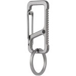 KeyUnity KM06 Keychain Carabiner Clip, Anti-Lost Quick Release Titanium Key Holder, 2 inch Key Organizer Heavy Duty for Men & Women