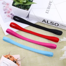 Duufin 20 Pieces Non-Slip Elastic Headbands Workout Headband Colorful Sweatband Fashion Yoga, Running Sport Headbands for Women, Men and Girls, 20 Colors Iridescence